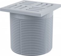 Горловина сливного трапа AlcaPlast , решетка 105 × 105 серая  APV0100 Горловина сливного трапа AlcaPlast , решетка 105 × 105 серая  APV0100