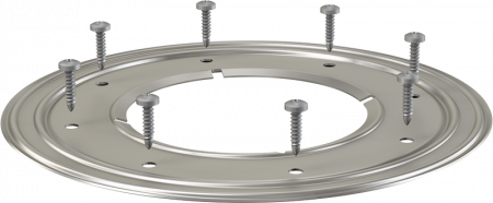 Фланец AlcaPlast , нержавеющая сталь, винты в комплекте APV0002 Фланец AlcaPlast , нержавеющая сталь, винты в комплекте APV0002