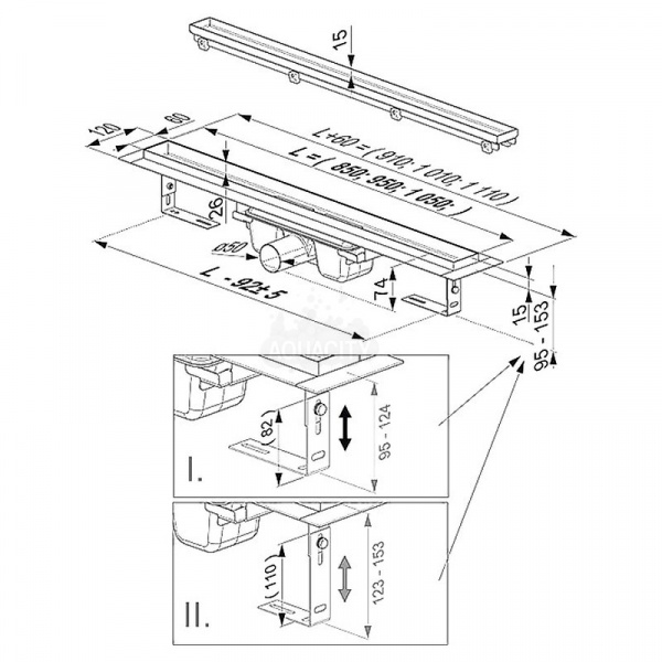 ������� ����� Ravak Floor 850