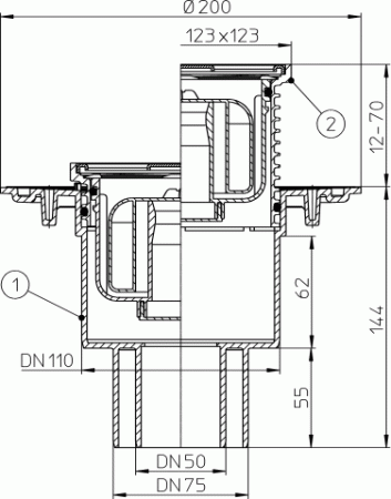HL 310NPr (X)    DN50/75/110