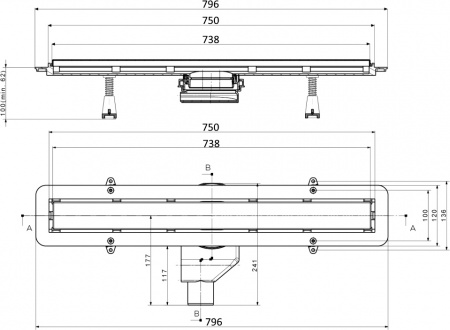   Pestan Confluo Frameless Line 750 gold