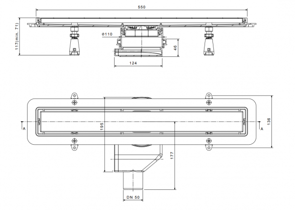   Pestan Confluo Premium Gold Line 550  