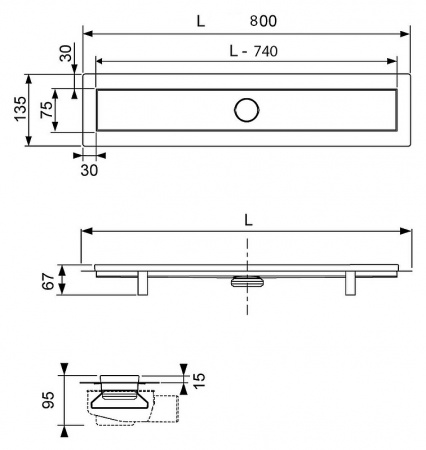 ������� ����� Tece TECElinus  80 �� ��������. 15103089 (1 510 3089). ������� �������.