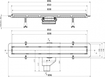 ������� ����� Pestan Confluo Frameless Line 850 gold