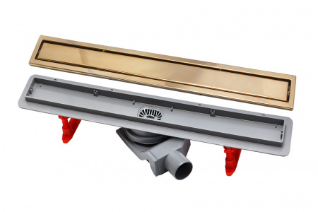 Душевой лоток Pestan Confluo Premium Gold Line 450 с решеткой Душевой лоток Pestan Confluo Premium Gold Line 450 с решеткой