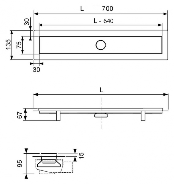 ������� ����� Tece TECElinus  70 �� �������� 15100079 (1 510 0079)