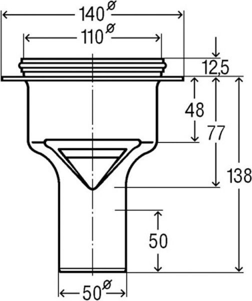 Сифон для душевого лотка Viega Advantix 737597 Сифон для душевого лотка Viega Advantix 737597