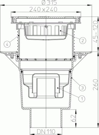 HL 616SW/1     DN110