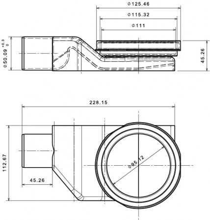 Душевой лоток Pestan Betto Line 13702516 Душевой лоток Pestan Betto Line 13702516