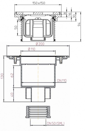 HL 310NPrG - SML    SML DN50