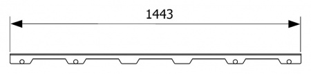 Решетка Tece TECEdrainline Steel II 6 115 82 150х150 см угловая Решетка Tece TECEdrainline Steel II 6 115 82 150х150 см угловая