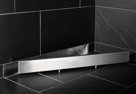 Душевой лоток (трап) Пристенный дренажный канал с накладкой из нержавеющей стали Mepa TersoWALL (700 мм) 150390 Душевой лоток (трап) Пристенный дренажный канал с накладкой из нержавеющей стали Mepa TersoWALL (700 мм) 150390