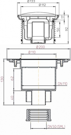 HL 310NR - SML    SML DN50