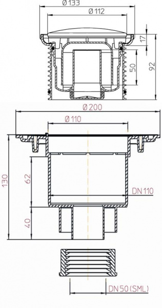 HL 310NR - SML    SML DN50