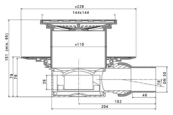    Pestan Confluo Standart Tide1 10x10  