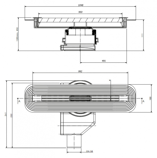 ������� ����� Pestan Confluo Slim Line 950 � �������� 13100036