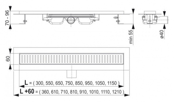 ������� ����� AlcaPlast APZ101 850 � �������