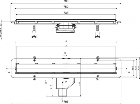   Pestan Confluo Frameless Line 750  