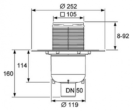 ���� ��� ���� Tece TECEdrainpoint S 130