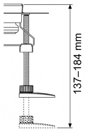 Опоры для душевых лотков Tece TECEdrainline NEW Line Опоры для душевых лотков Tece TECEdrainline NEW Line