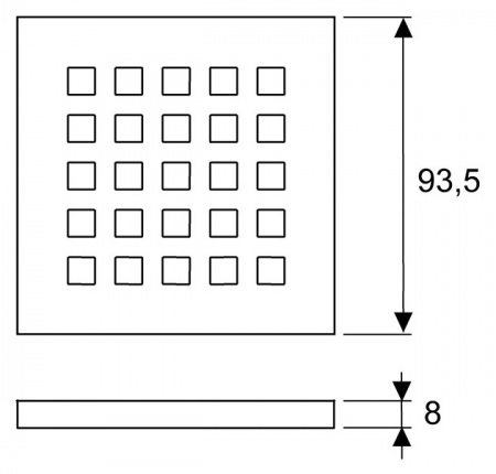  Tece drainboard 310 00 00 quadratum