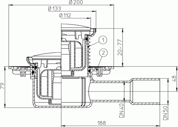 HL 510NPrR     DN40/50