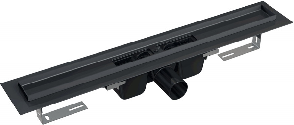 Душевой лоток AlcaPlast APZ1BLACK 75 см с решеткой Душевой лоток AlcaPlast APZ1BLACK 75 см с решеткой