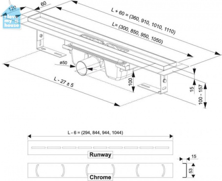 ������� ����� Ravak Chrome 950