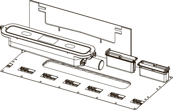 Сифон для душевого лотка TECE Drainprofile 673001 DN 40 (плоский) Сифон для душевого лотка TECE Drainprofile 673001 DN 40 (плоский)