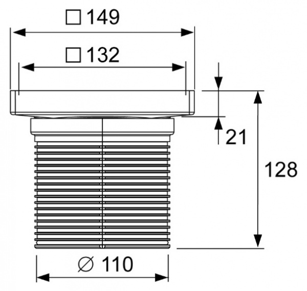      Tece TECEdrainpoint S  DN 50 DN 40  (360 15 00)  